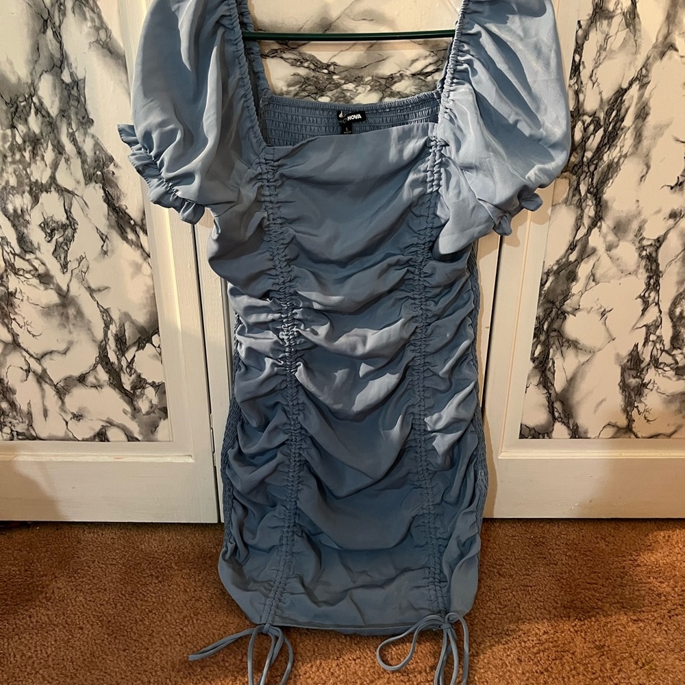 Fashion nova ruched mini dress